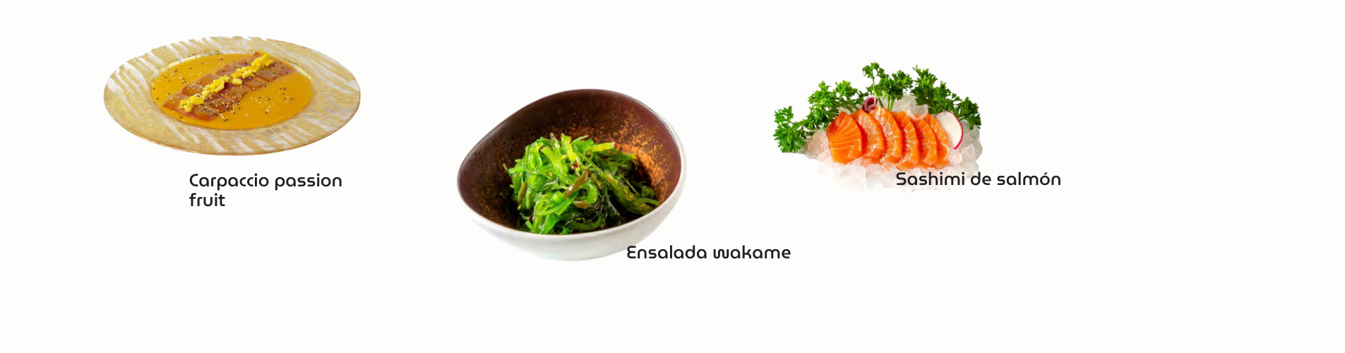 Platos de entrada para saborear en primavera con el menú Infinity