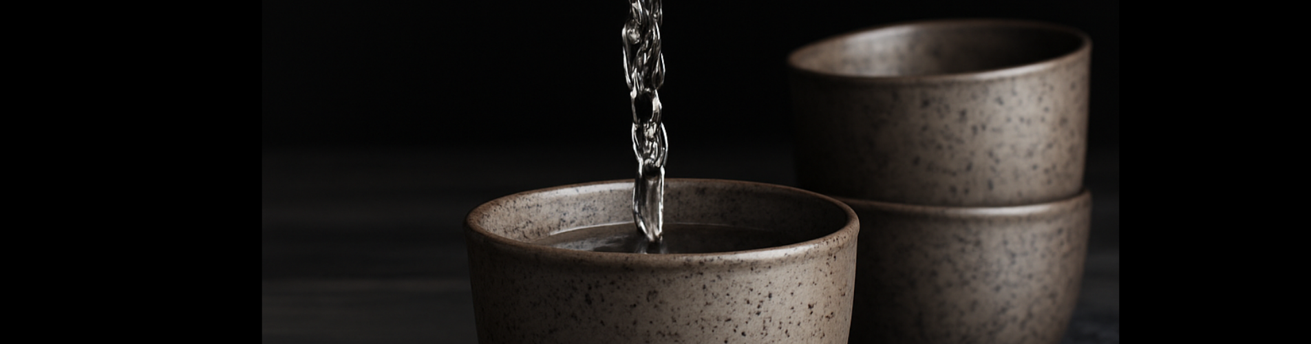 sake frío (copa pequeña),  como parte del menu Infinity